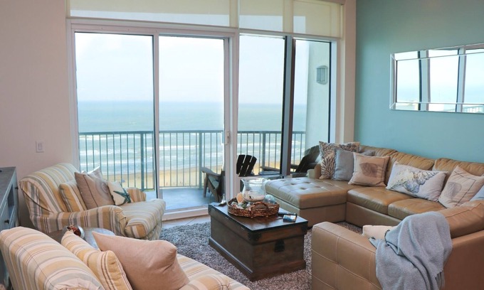 South Padre Island Condo | Luxury, Cool Comfort & Best Views at Sapphire on the Beach!