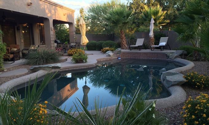 Melody Ranch House | Luxury Custom Home Near Superstition Springs Golf Course w/Heated Pool