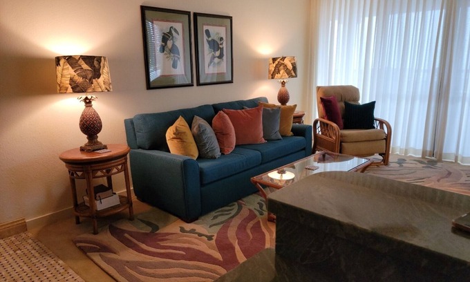 Kapalua Villa | Luxury Golf Villa, Parking Lot Level Entrance, Best Location,Value, and View.