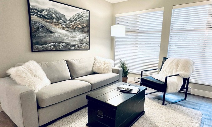 Village North Condo | Luxury ground floor 1 bedroom condo within a 2 minute walk from Whistler village