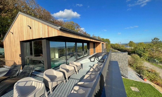 Septon House | Luxury Home in Durbuy with Valley View & Pool