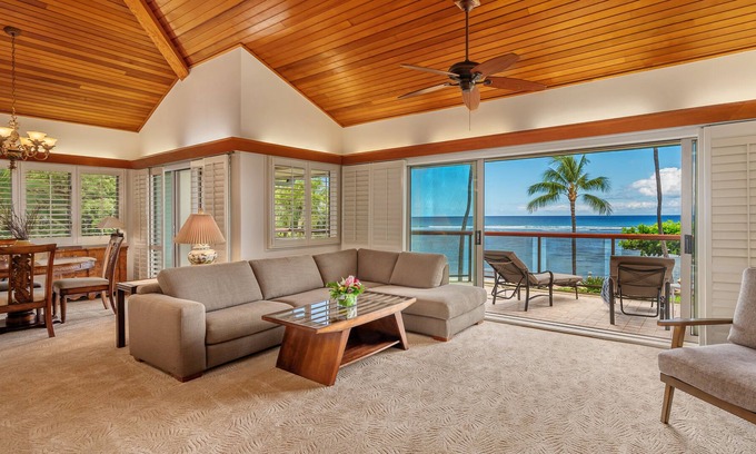 Historic Lahaina Front Street Condo | Luxury Maui Paradise right on the beach, Puunoa Beach Estate #201