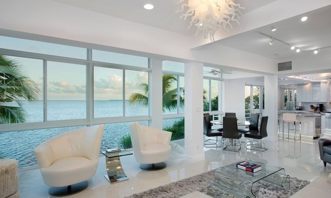 Cutthroat Harbor Estates House | Luxury * Panoramic Oceanfront Views * Boat Dock * Heated Pool