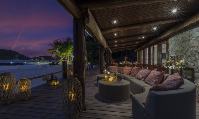 Lance aux Epines Villa | Luxury Private Beach House with private pool set on private white sand beach
