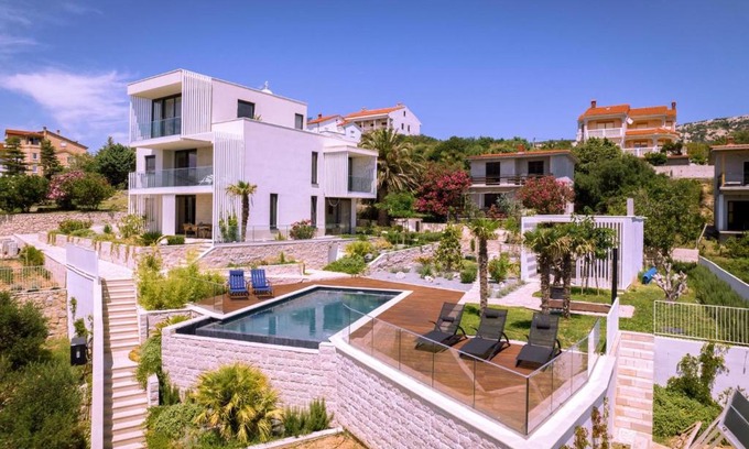 Rab Villa | Luxury villa Mar with infinity pool in Rab