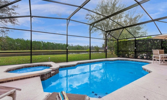 Sunrise Lakes Villa | Luxury Villa – Private Pool, Spa & Panoramic Lake Views | BBQ & Games Room