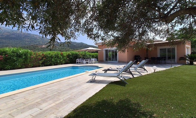 Marine de Saint Ambroggio House | LUXURY VILLA WITH HEATED POOL IN PRIVATE RESIDENCE