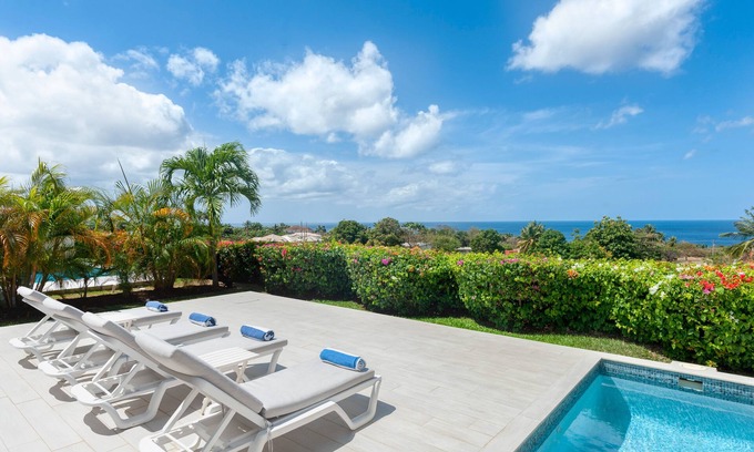 Merlin Bay House | Luxury Westmoreland Modern Sea View Villa with pool