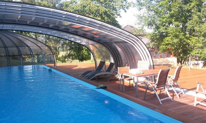 Turnov Villa | Luxury with swimming pool and sauna in beautiful nature of Bohemian paradise