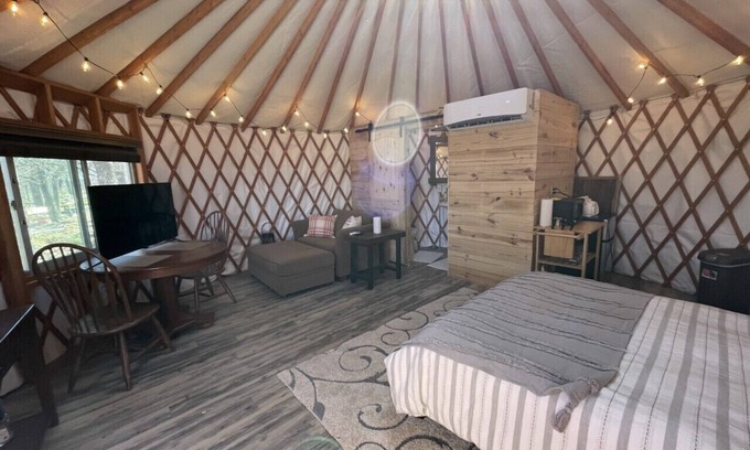 Mineral Wells Cabin | Luxury Yurt in Mineral Wells