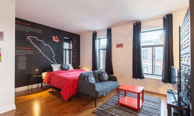 Milton Park Apartment | M11 | Boulevard Suites:Minimal Formula 1 Studio 3D