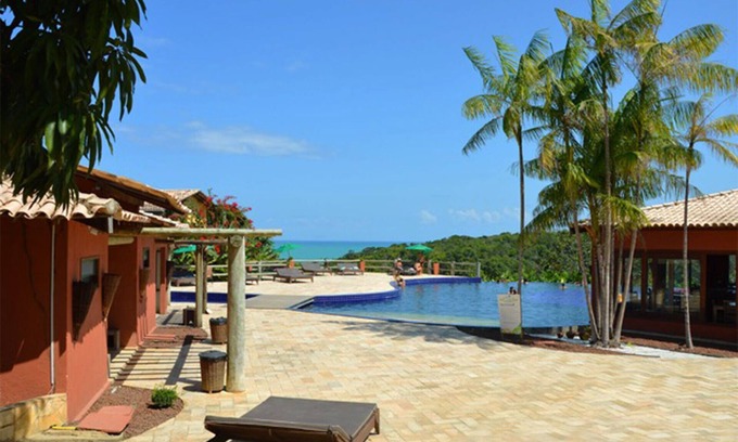 Garca Torta House | Maceió /House with 2 bedrooms and swimming pool on the balcony at Villas do Pratagy Resort