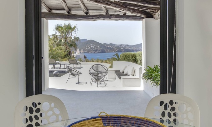 Cala Comte Villa | Magical Ibizan holiday home with beautiful sea views to the mystical isle of Es