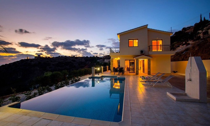Pegeia Villa | Magnificent Coral Bay Villa | Villa Azure Cove | 3 Bedrooms | Great Sea Views |.