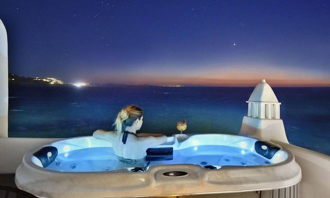 Little Venice Villa | Magnificent Mykonos Suite | Suite with Beautiful Aegean Sea Views and Outdoor.