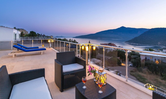 Kalkan Villa | Magnificent Private Villa with Heated Pool, Boutique Spa and Spectacular Views.