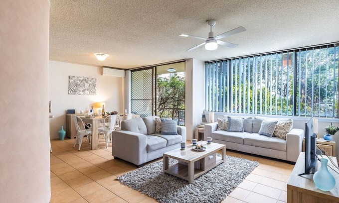 Nelson Bay Apartment | Magnus Gardens, 10,7 Magnus Street - Beautiful unit close to town with air con and Wi-Fi