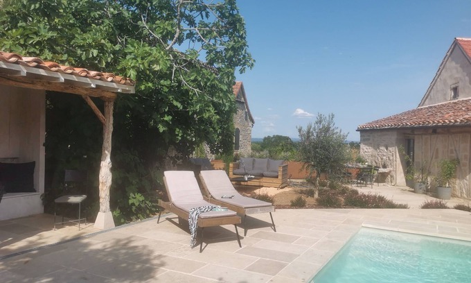 Puylagarde House | Maison A Colombages Dans LE Quercy