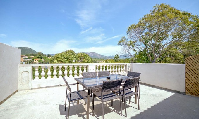 Mezzavia House | Maison de 3 chambres a Ajaccio avec magnifique vue sur la montagne jardin clos et WiFi a 5 km de la plage