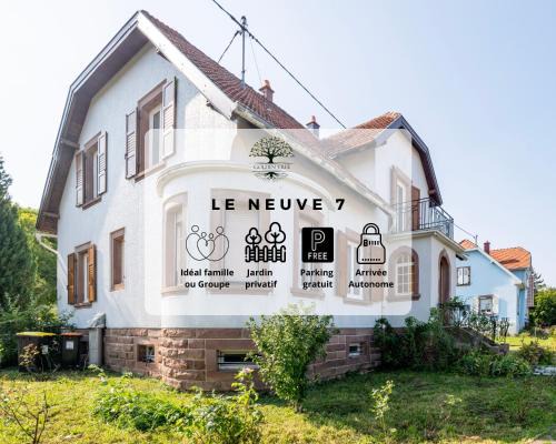 Marmoutier House | Maison Neuve, Grand jardin, Parking privé, Idéal groupe et famille