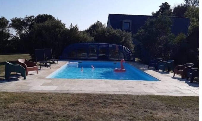 Treguennec House | Maison Vacances Bretagne Piscine 6 Personnes