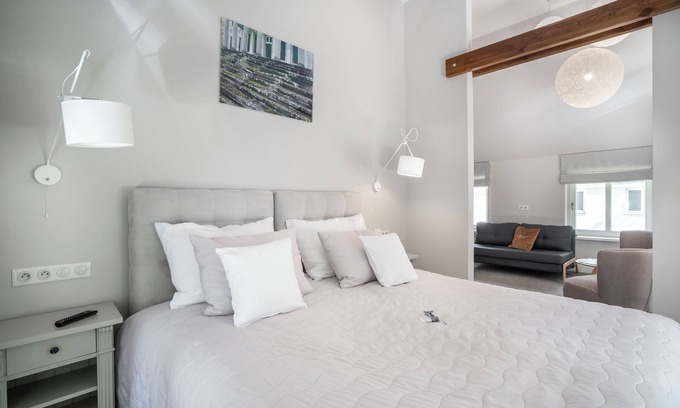 Nowe Warpno Bed & Breakfast | Manowce Palace - Quadruple Room with Garden View (Roo 7)