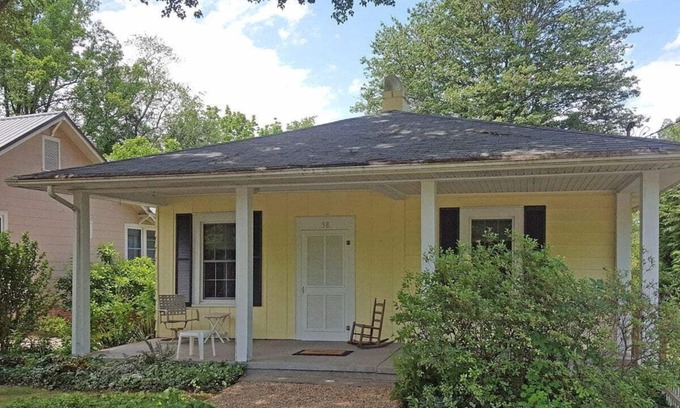 Brevard House | Maple Street Dogs OK, single level home, walk to DT Brevard, free Biltmore pass