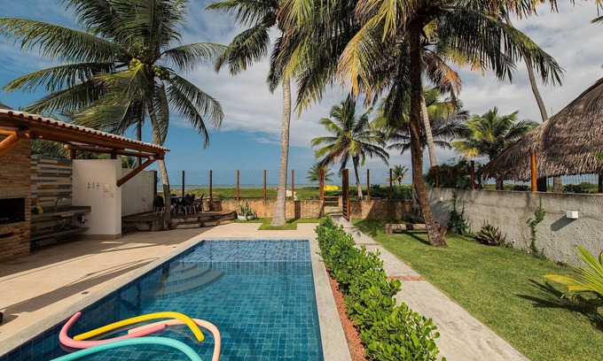 Pilar Villa | Maravilhosa casa pé na areia em Itamaracá