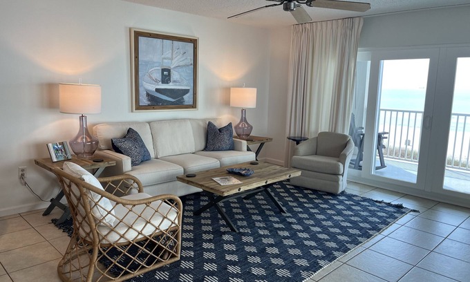 Biltmore Beach Condo | Mariner West, Gulf Front with Wrap Around Balcony