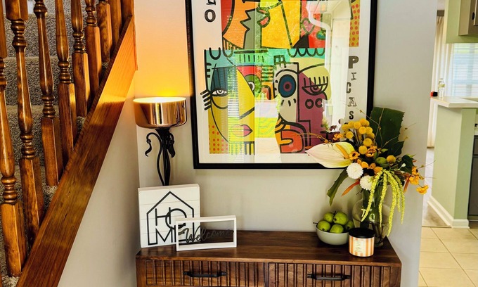 Enterprise House | Matriarch Manor-Chic Comfort Near Base + Pool Access