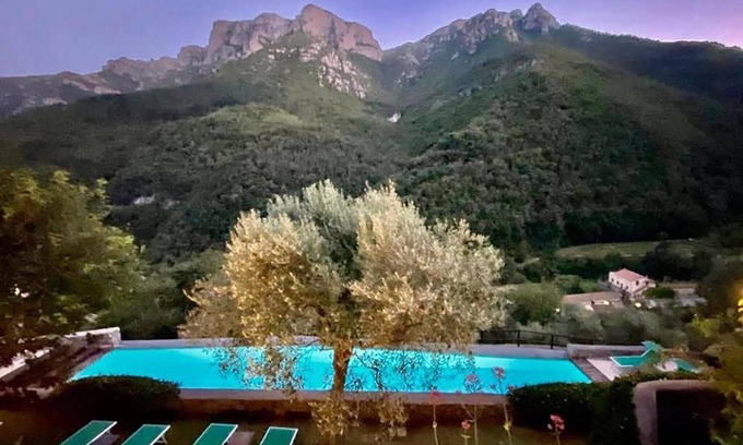 Castelbianco House | Medieval Mountain Oasis with a Private Garden and incredible mountain view