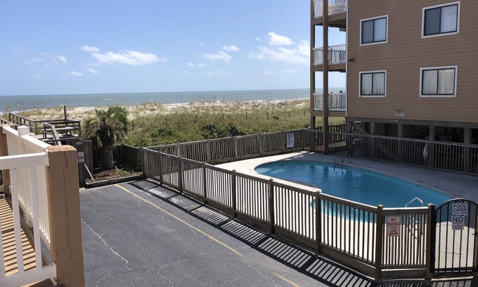 Wilmington Beach Condo | Memories start where the sand ends & the ocean begins! Ocean views, Pool & WIFI