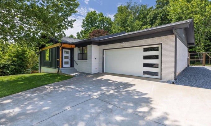 Asheville House | Mid-century Modern Impeccable Remodel with Hot Tub