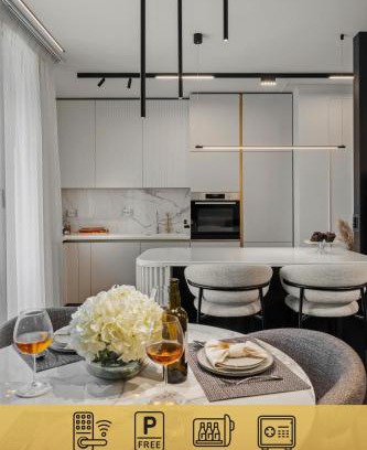 Aviatiei Apartment | Mido Bird Luxury Apartment with Private Parking & Self Check-in