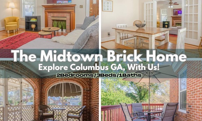 Columbus House | Midtown Brick Home with Timeless/Elegance/Cozy