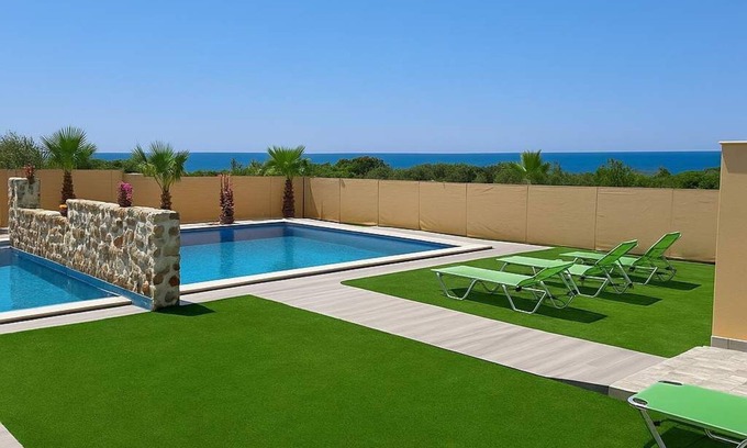 Kantanos-Selino House | Milolithos SunKissed Getaway, Seaside Pool Escape