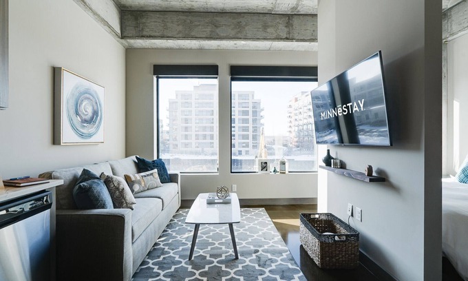 Warehouse District Apartment | MINNeSTAY* Sable 206 | Alcove