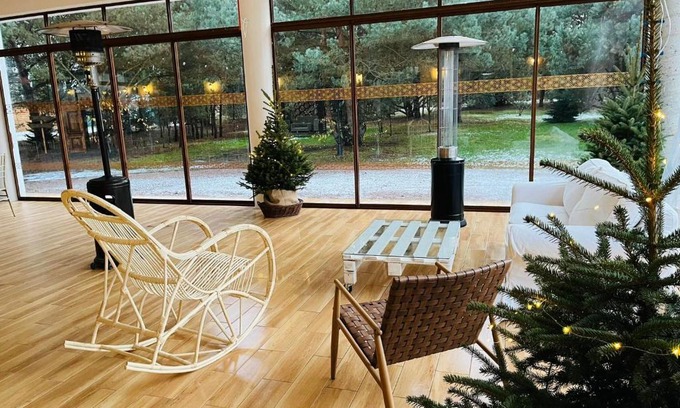 Radziejowice Resort | Miodowy Zakątek Całoroczne Domki i Pokoje przy Suntago, Deepspot, Pyszne Śniadania, Grill