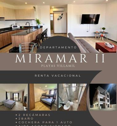 Playas Apartment | Miramar 2 departamento con vista a la playa