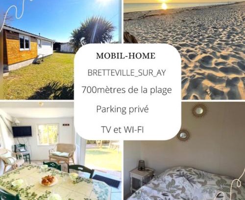 Bretteville-sur-Ay Ski Chalet | Mobile home en bord de mer