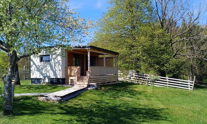 Dane House | Mobile Home with Terrace&Nature view in Lužarji