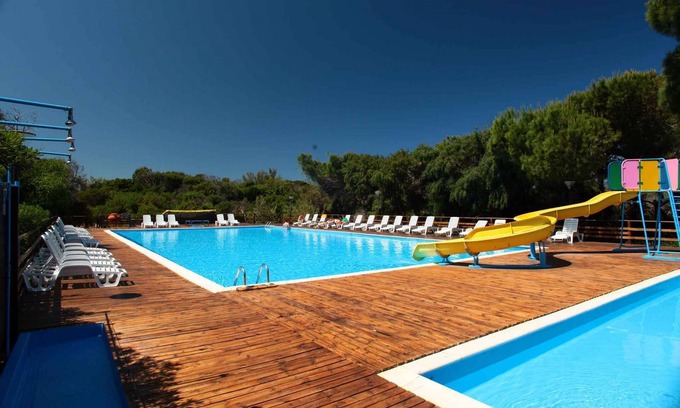 Torre del Pozzo House | Mobilehome with pool, terrace and air conditioning