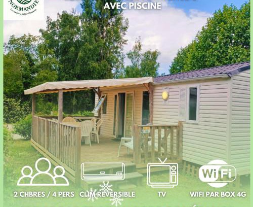 Ivry-la-Bataille Other | Mobilhomes Cozy 2 ou 3 chambres en bordure d'étang Camping 3 étoiles