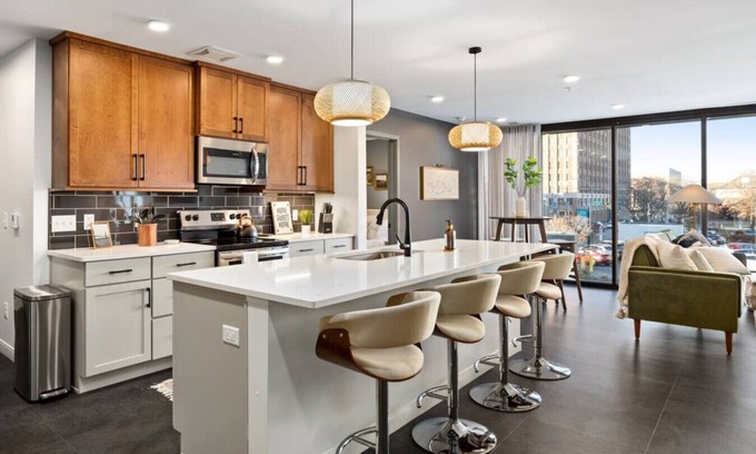 Bloomington Apartment | Modern 2 Bed in the Heart of Downtown Bloomington