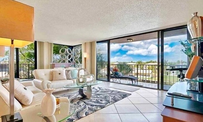 Highland Beach Condo | Modern 2BR 2B Condo on the Intracoastal. 90 Day Rental min.