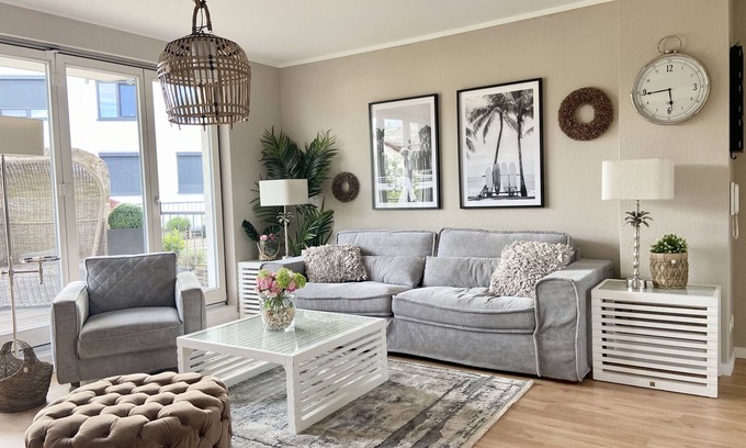 Grossheppach Apartment | Modern 3-room flat with fantastic roof terrace near Stuttgart