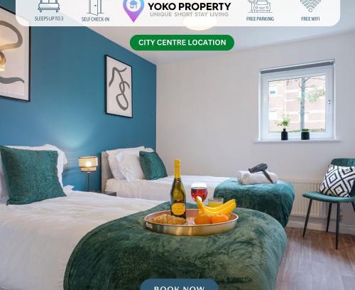 Coventry Apartment | Modern Apartment - Walking Distance to the City Centre - Free Parking, Fast Wi-Fi and Smart TV with Netflix by Yoko Property