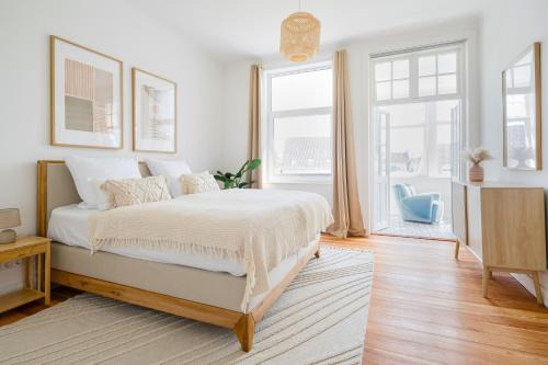 Pries Apartment | Modern Boho auf 145qm, 9 Gäste, Strandnah & Familienfreundlich