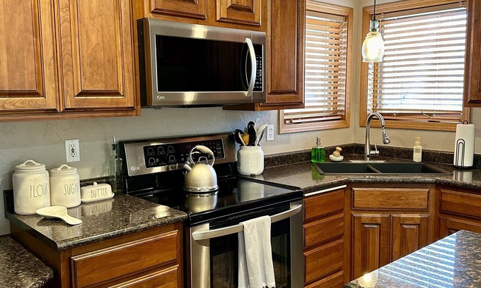Casper House | Modern comforts in this spacious home - Stay, work, play!