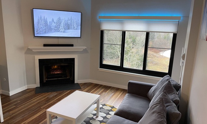 Snowshoe Condo | Modern Condo Ski In/Ski Out with Night Skiing - 2 Beds/Full Bath, Full Kitchen